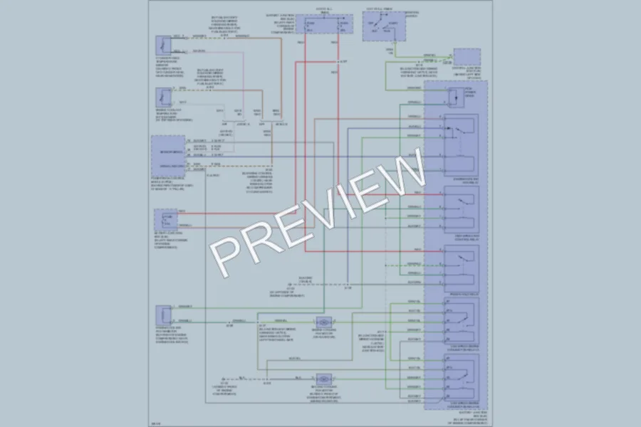 2003 Ford Focus Cooling Fan wiring diagram preview