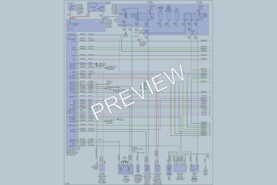 2003 Ford Focus Engine Performance wiring diagram preview
