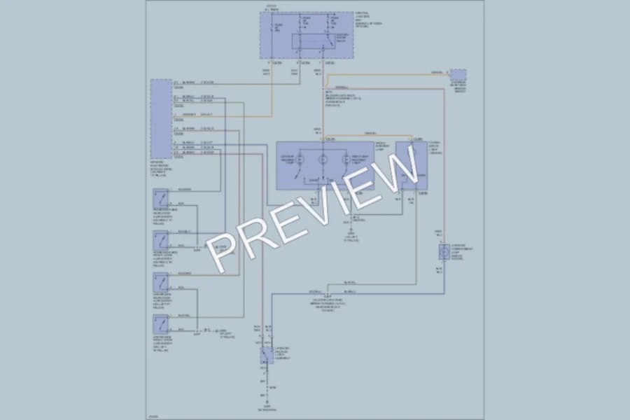 2003 Ford Focus Interior Lights wiring diagram preview
