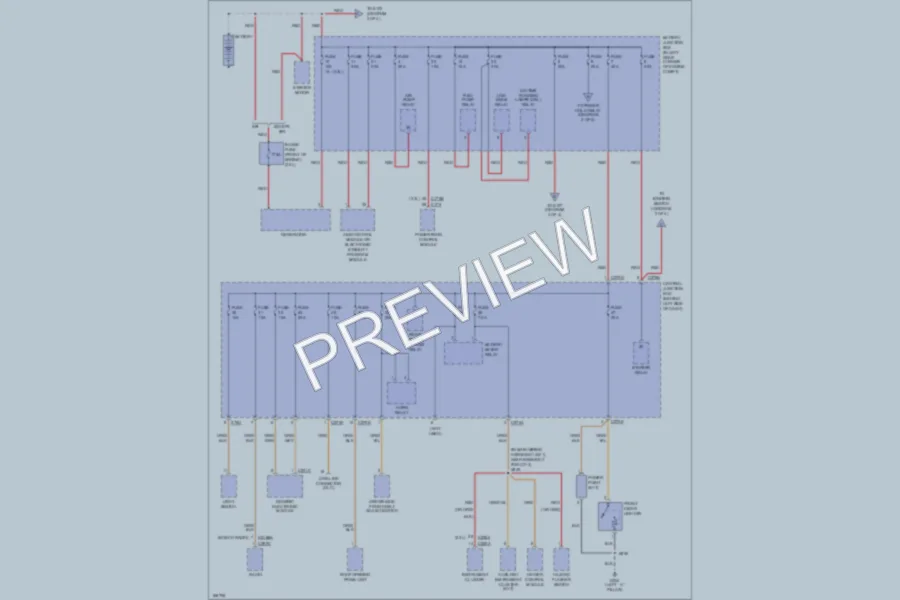 2003 Ford Focus Power Distribution wiring diagram preview