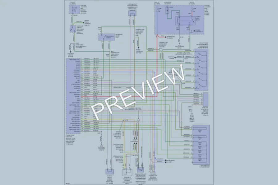 2003 Ford Focus Transmission wiring diagram preview