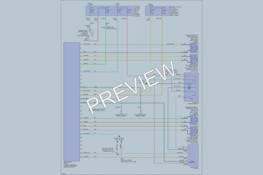 2003 Ford Mustang Anti Lock Brakes wiring diagram preview