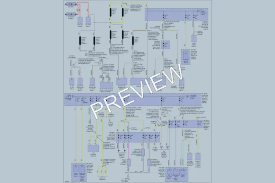 2003 Ford E350 Super Duty Power Distribution wiring diagram preview