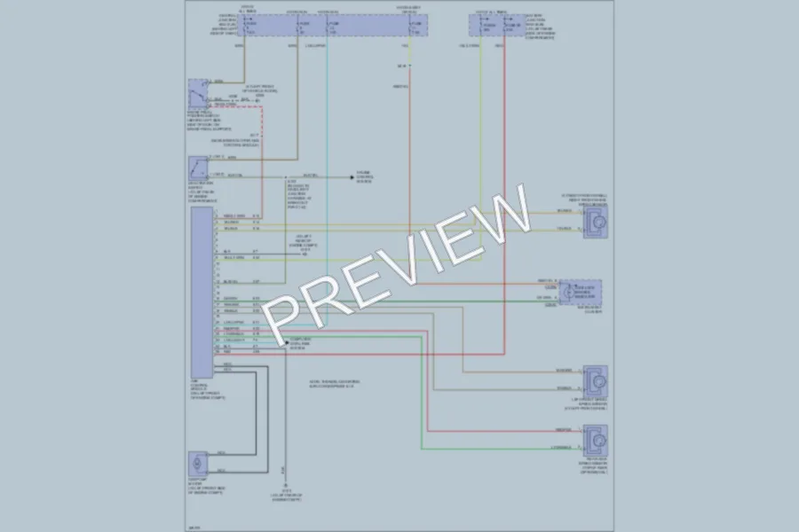 2003 Ford Ranger Anti Lock Brakes wiring diagram preview