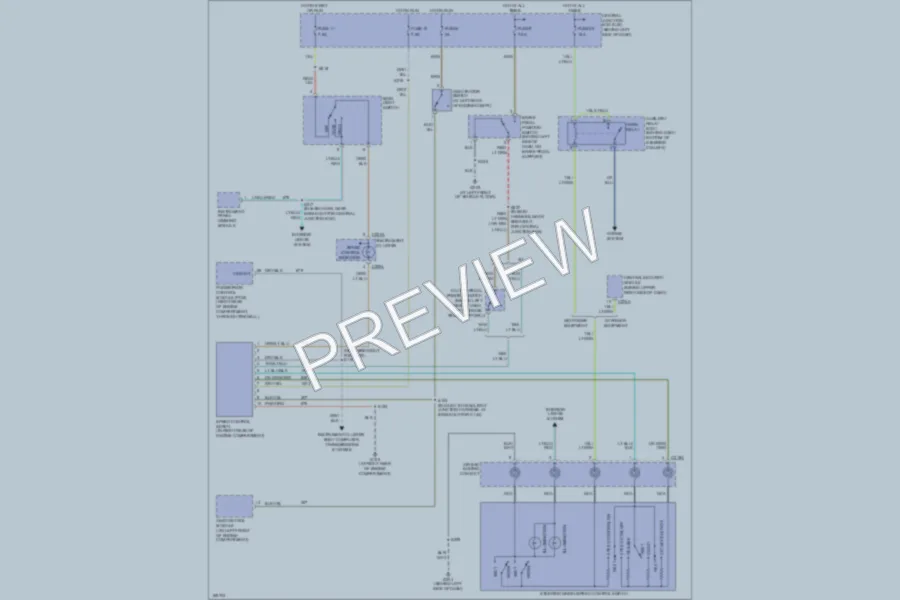 2003 Ford Ranger Cruise Control wiring diagram preview