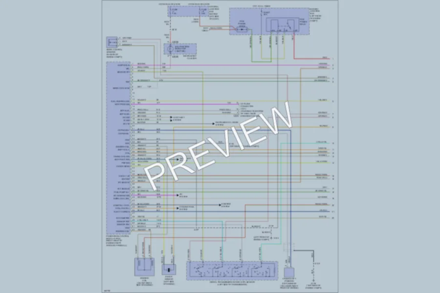 2003 Ford Ranger Engine Performance wiring diagram preview