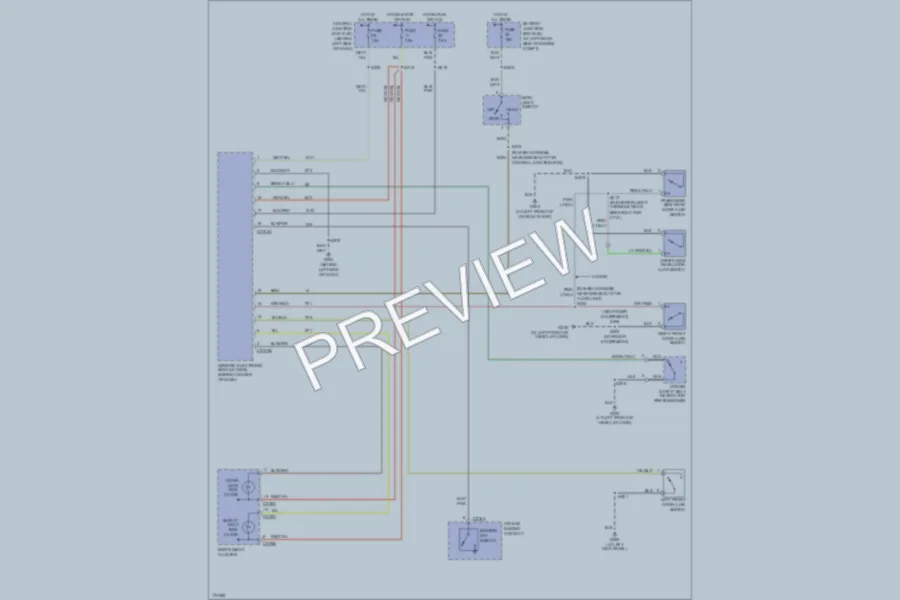 2003 Ford Ranger Warning Systems wiring diagram preview