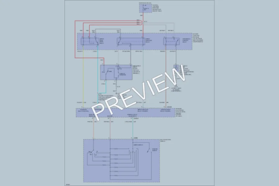 2003 Ford Ranger Wiper Washer wiring diagram preview
