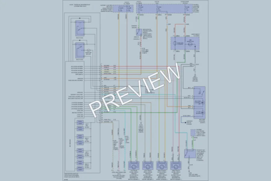 2003 Ford Taurus Anti Lock Brakes wiring diagram preview