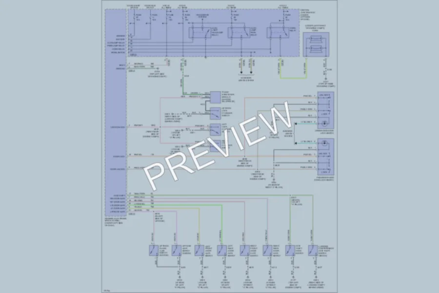 2003 Ford Taurus Anti Theft wiring diagram preview