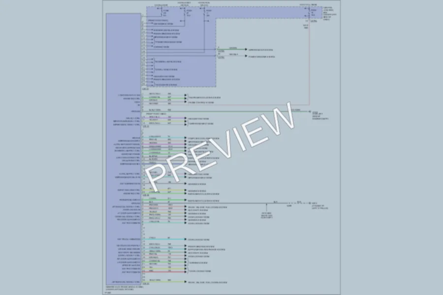 2003 Ford Taurus Body Control Modules wiring diagram preview