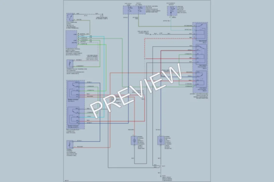 2003 Ford Taurus Cooling Fan wiring diagram preview
