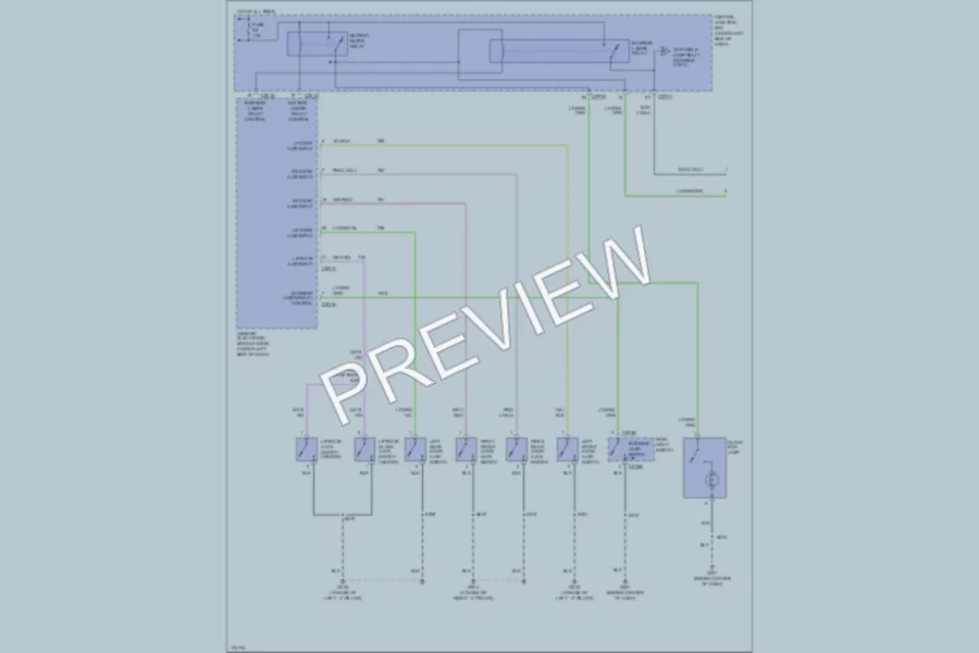 2003 Ford Taurus Interior Lights wiring diagram preview