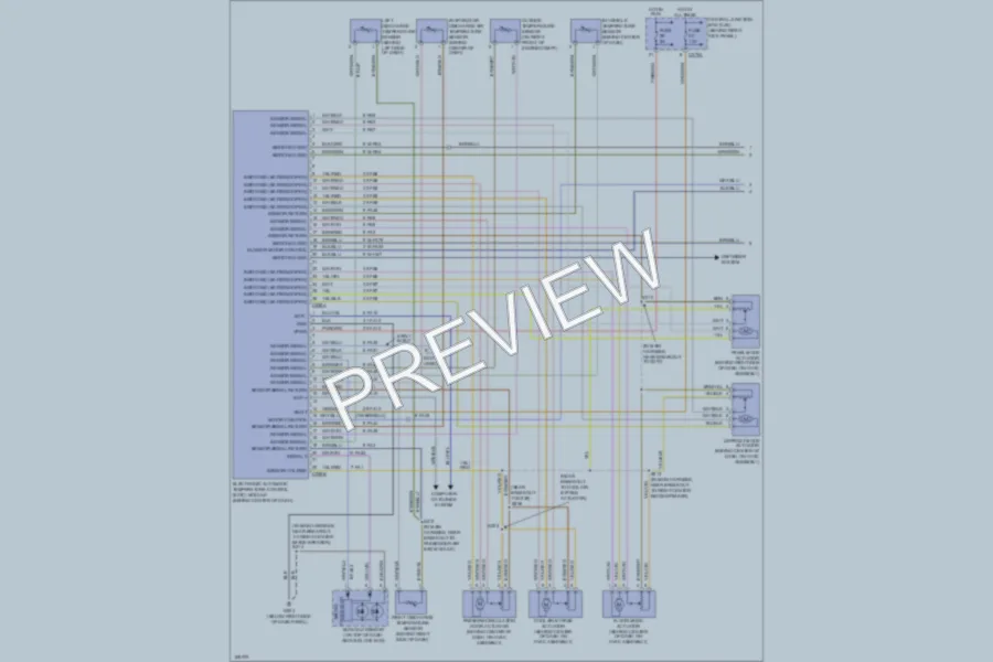 2003 Ford Thunderbird Air Conditioning wiring diagram preview