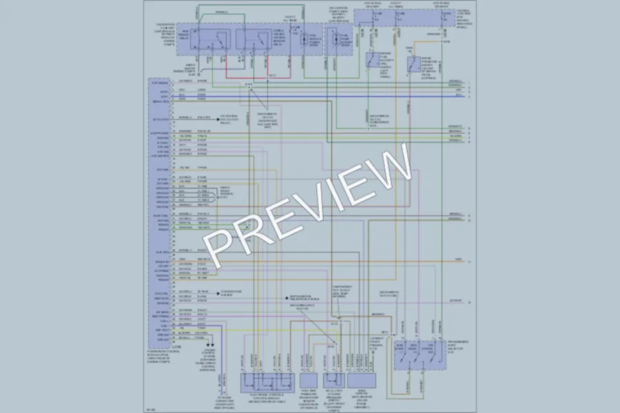 2003 Ford Thunderbird Engine Performance wiring diagram preview