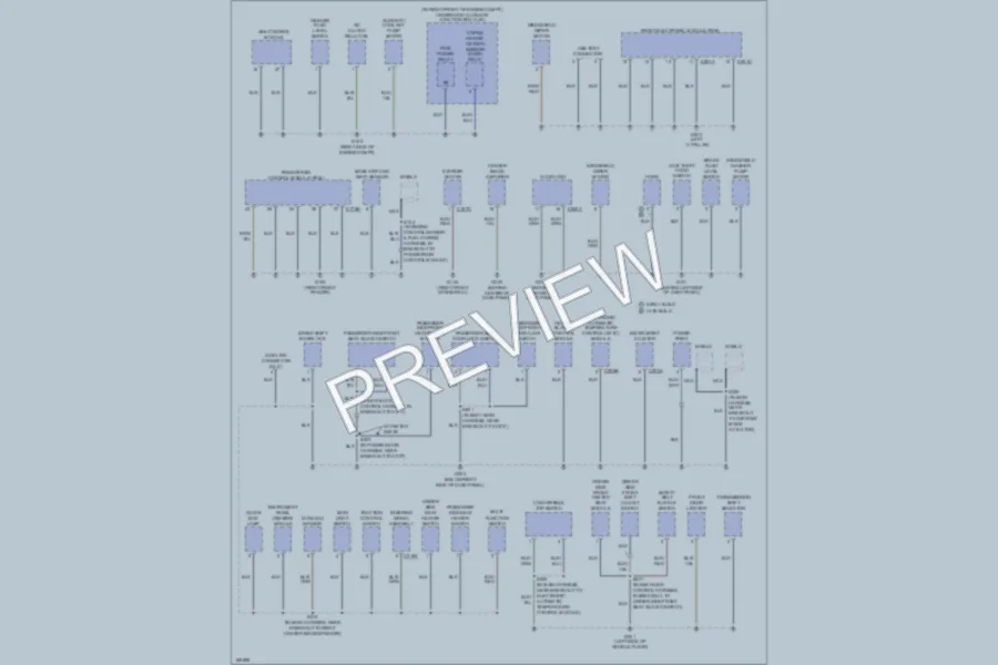 2003 Ford Thunderbird Ground Distribution wiring diagram preview