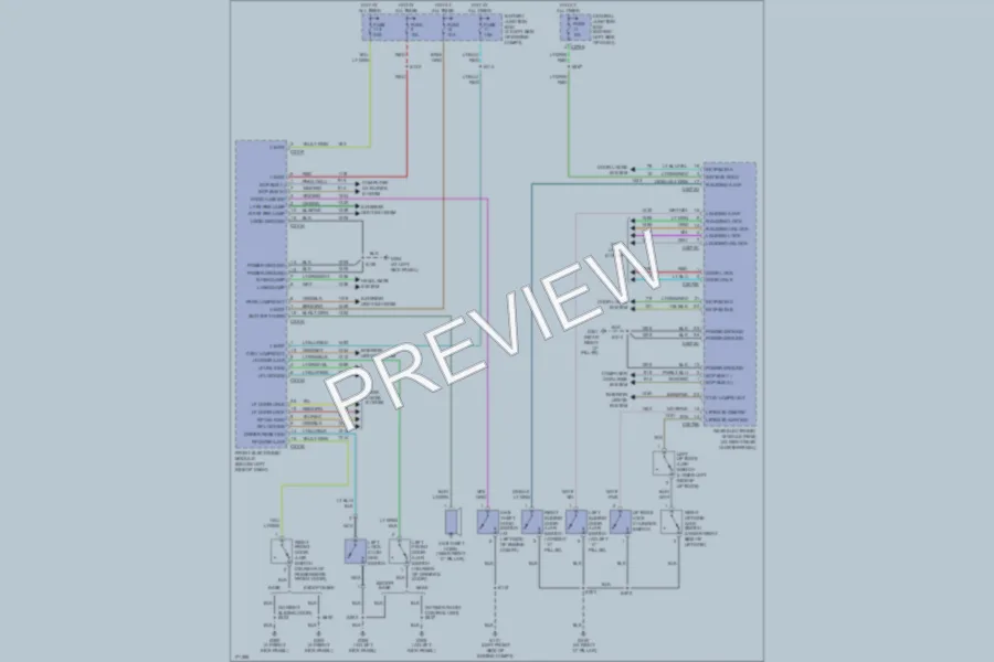 2003 Ford Windstar Anti Theft wiring diagram preview