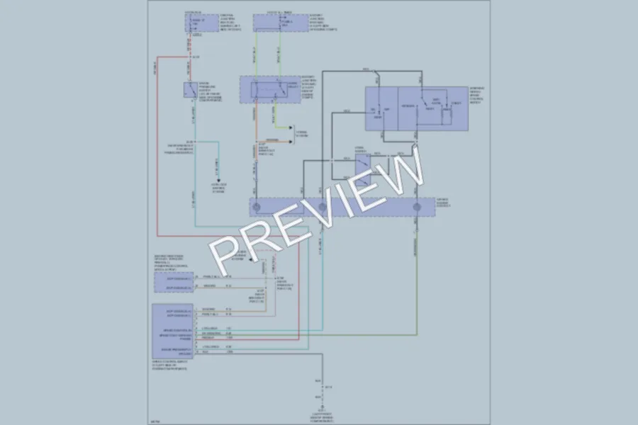2003 Ford Windstar Cruise Control wiring diagram preview