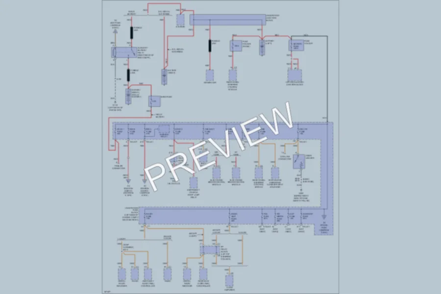 2003 GMC 2500 Hd Power Distribution wiring diagram preview