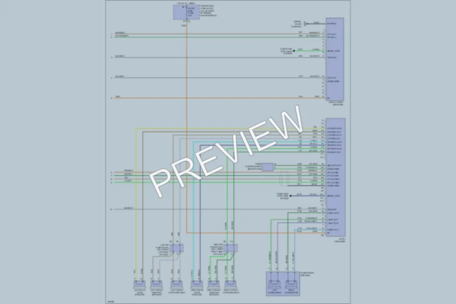 2003 GMC 3500 Radio wiring diagram preview