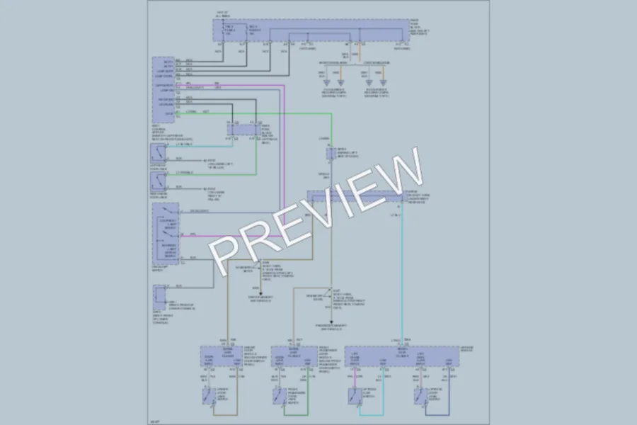 2003 GMC Envoy Interior Lights wiring diagram preview