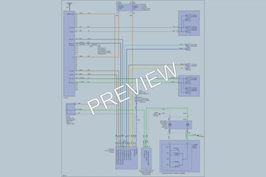 2003 GMC Envoy Radio wiring diagram preview