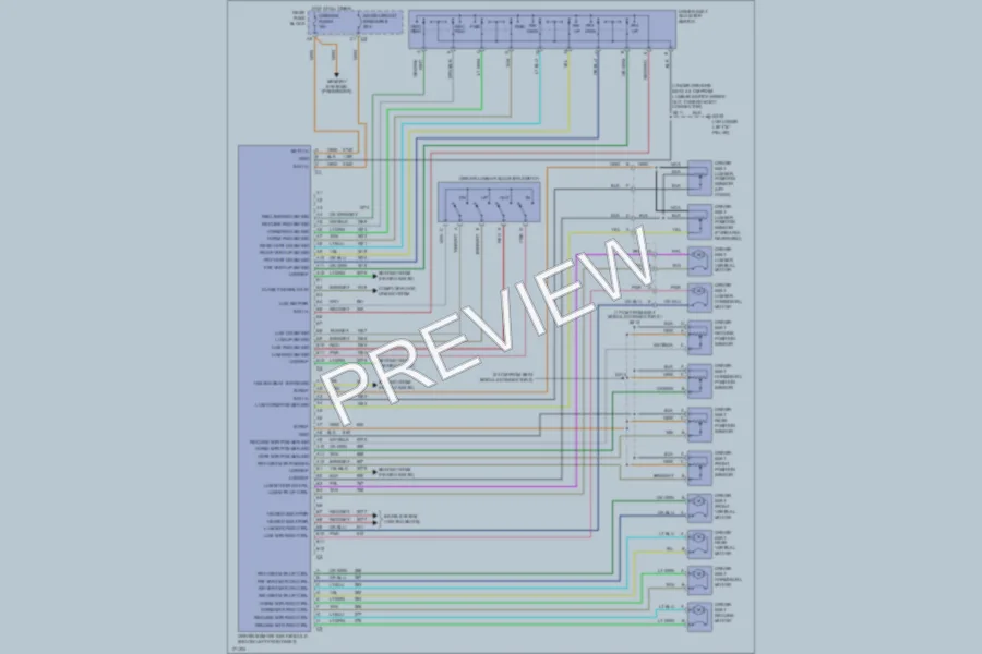 2003 GMC EnvoyXL Memory Systems wiring diagram preview