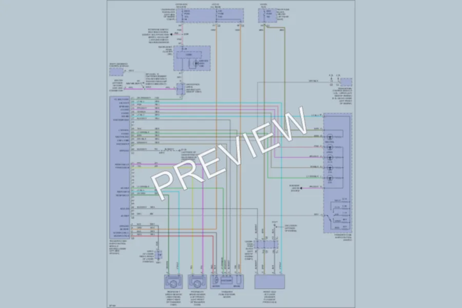 2003 GMC EnvoyXL Transmission wiring diagram preview