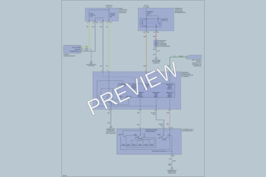 2003 GMC EnvoyXL Wiper Washer wiring diagram preview