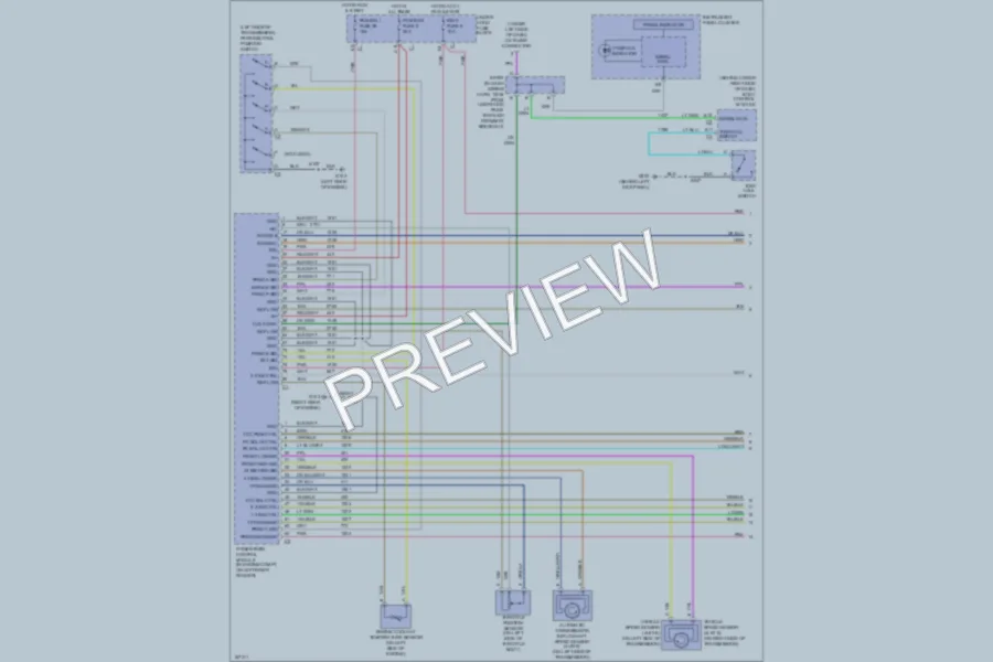 2003 GMC H1500 Transmission wiring diagram preview