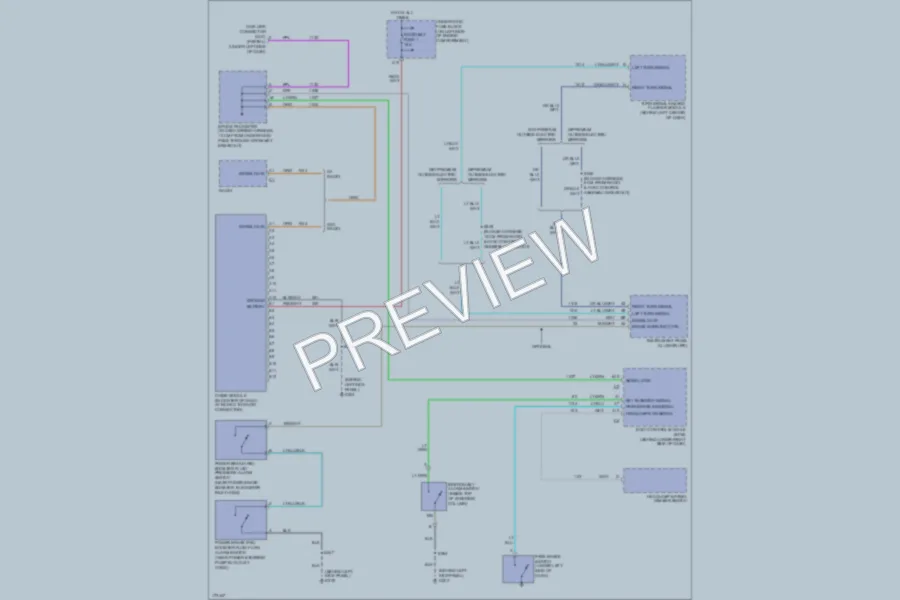 2003 GMC G2500 Warning Systems wiring diagram preview