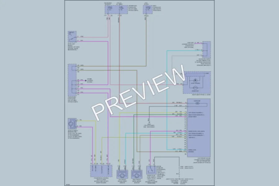 2003 GMC H2500 Anti Lock Brakes wiring diagram preview