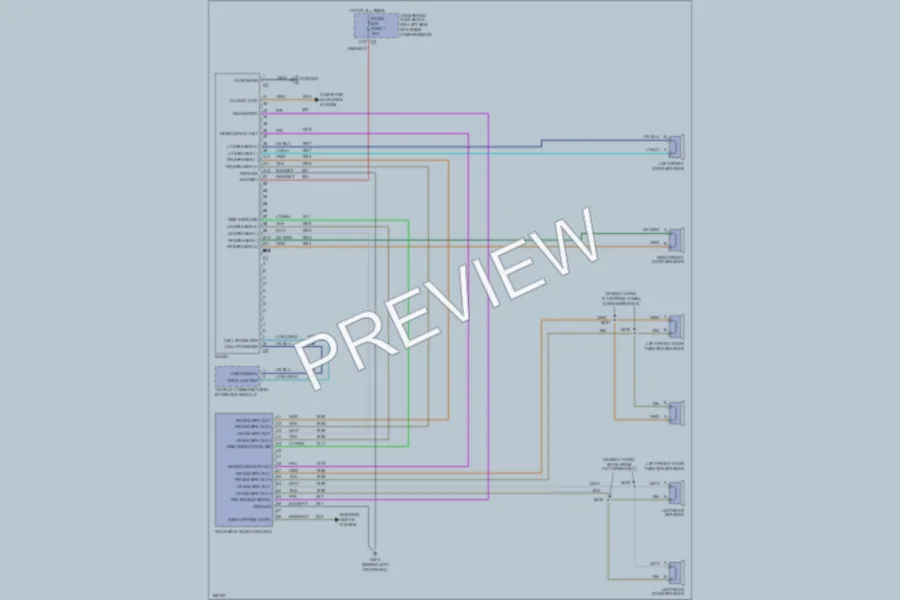 2003 GMC H2500 Radio wiring diagram preview