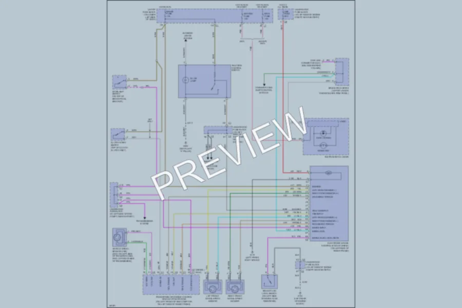 2003 GMC 2500 Hd Anti Lock Brakes wiring diagram preview
