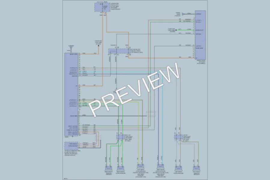 2003 GMC 3500 Radio wiring diagram preview