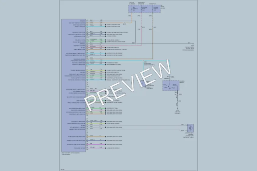 2003 GMC Safari Body Control Modules wiring diagram preview