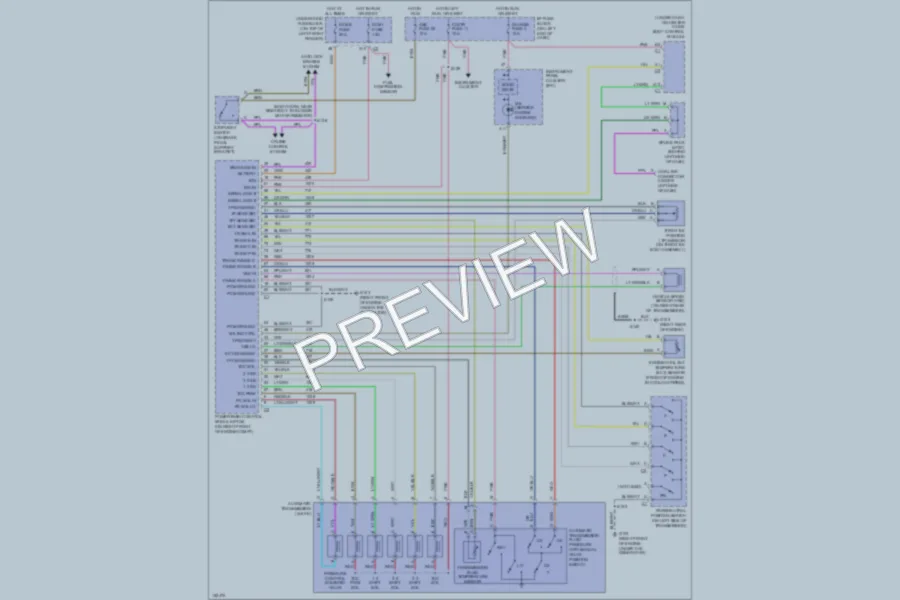2003 GMC Sonoma Transmission wiring diagram preview