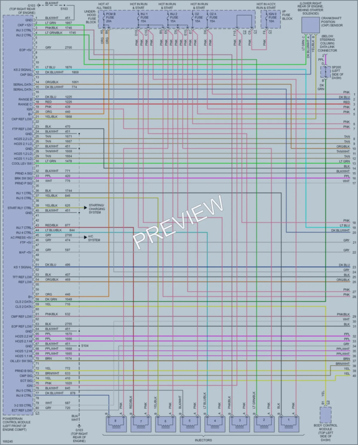 2003 HUMMER H2 Engine Performance wiring diagram preview