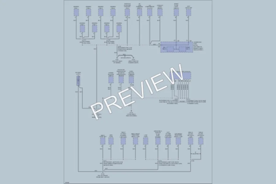 2003 HUMMER H2 Ground Distribution wiring diagram preview