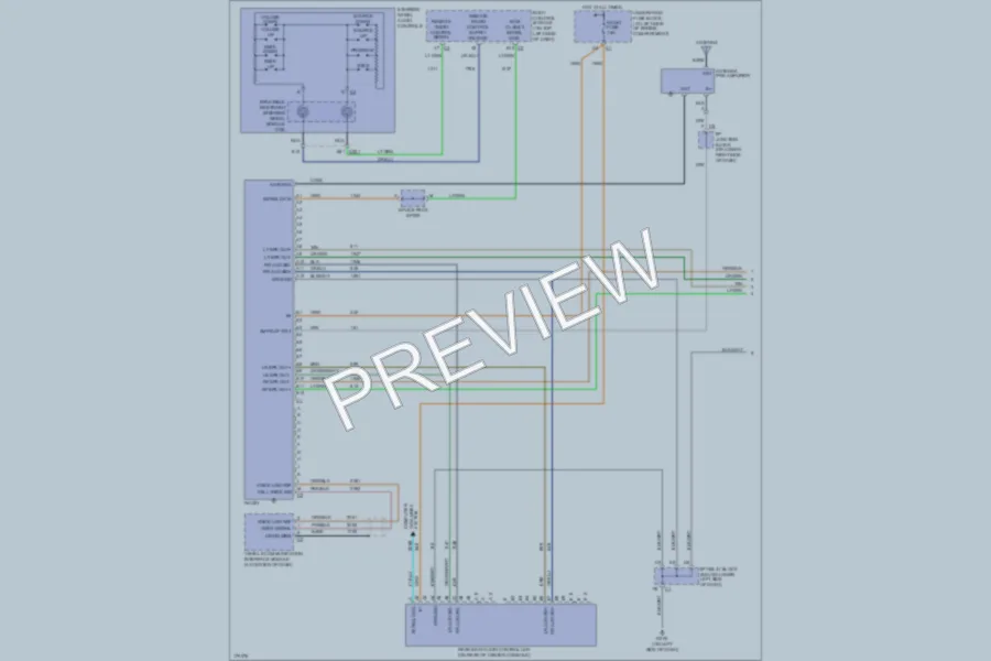 2003 HUMMER H2 Radio wiring diagram preview