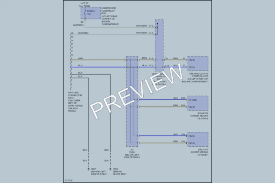 2003 Honda Accord Computer Data Lines wiring diagram preview