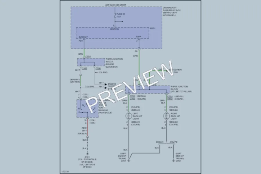 2003 Honda Accord Exterior Lights wiring diagram preview