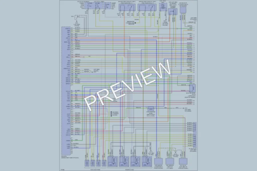 2003 Honda CRV Engine Performance wiring diagram preview
