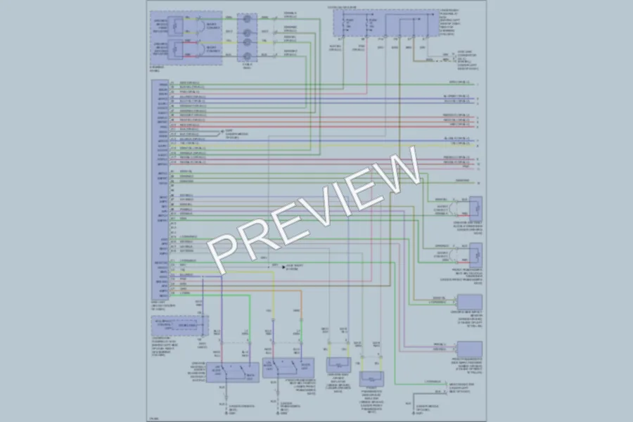 2003 Honda CRV Supplemental Restraints wiring diagram preview