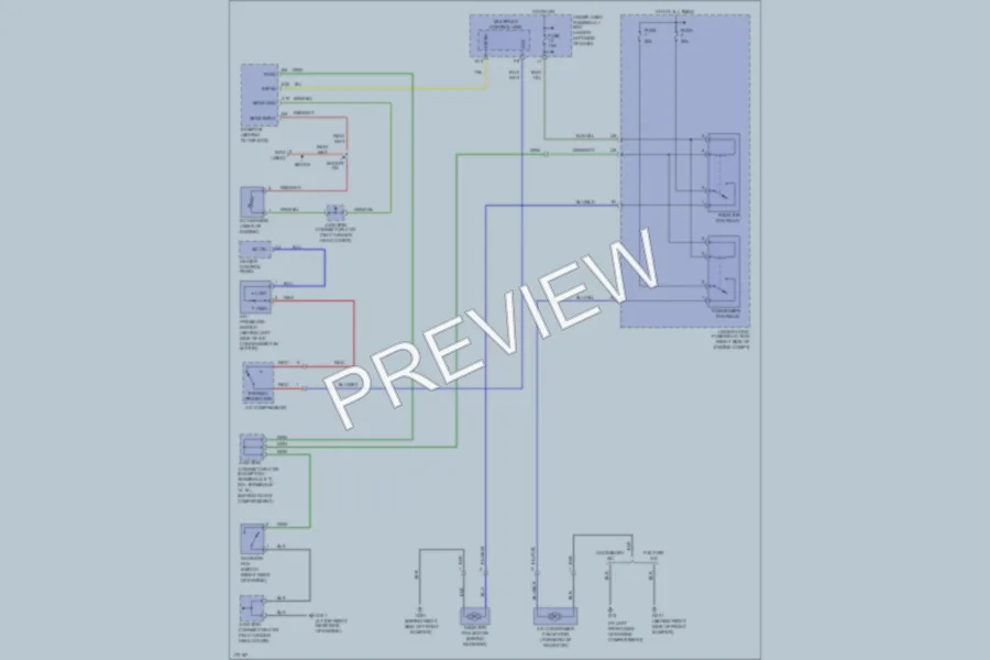 2003 Honda Civic Cooling Fan wiring diagram preview