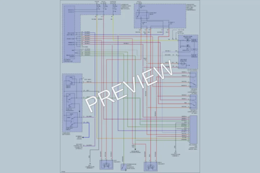 2003 Honda Civic Headlights wiring diagram preview