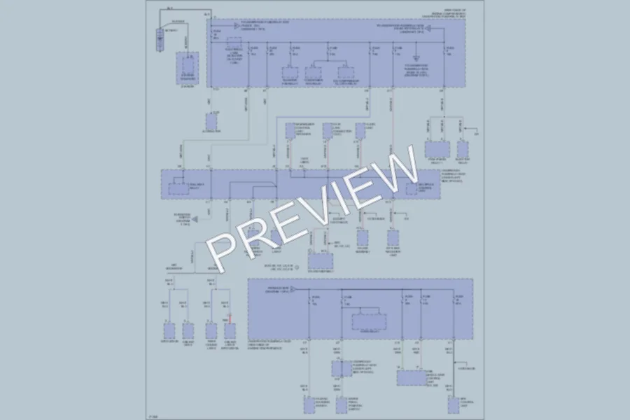2003 Honda Civic Power Distribution wiring diagram preview