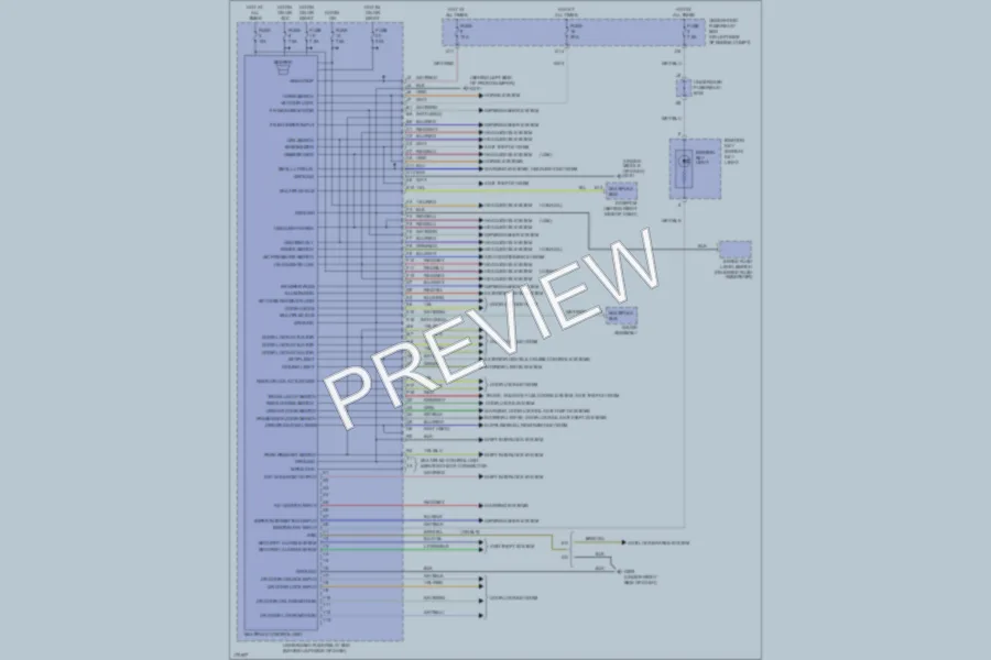 2003 Honda Element Body Control Modules wiring diagram preview