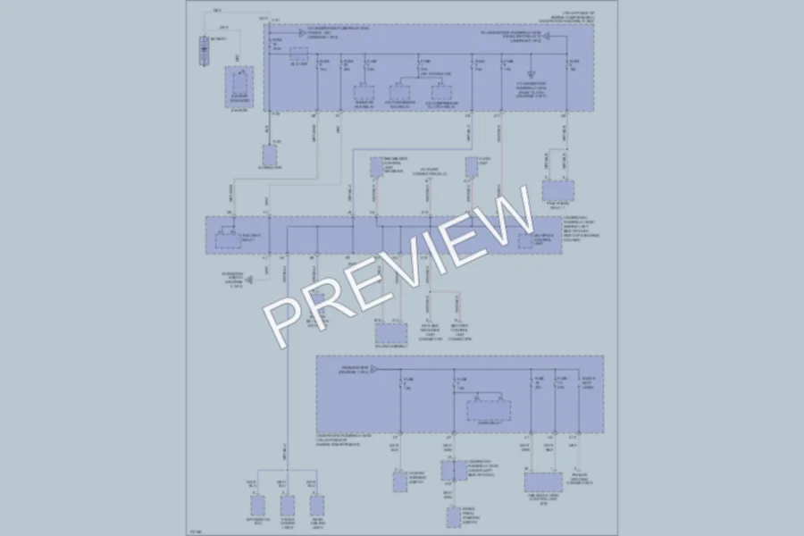 2003 Honda Element Power Distribution wiring diagram preview