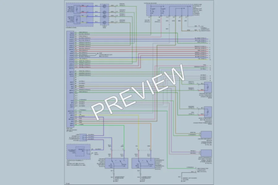 2003 Honda Element Supplemental Restraints wiring diagram preview